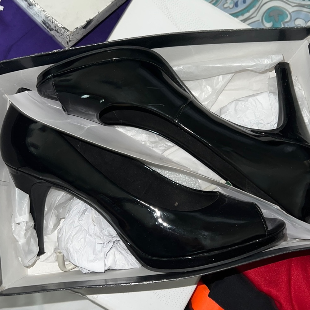Black heels